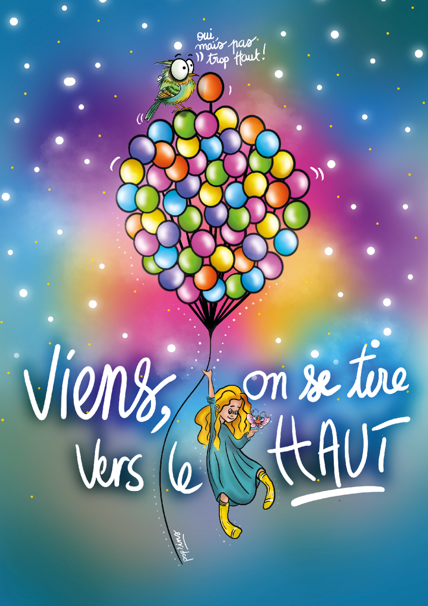 Illustration "Viens, on se tire vers le haut"