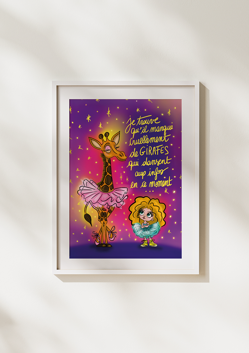 Illustration "Je trouve qu'il manque cruellement de girafes" – Image 2